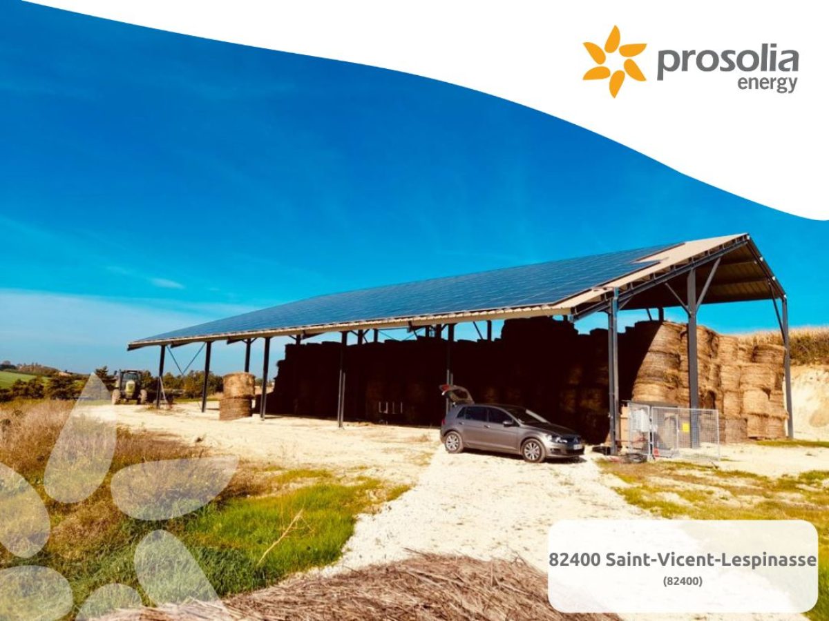 Prosolia Energy ha finalizado recientemente un hangar solar fotovoltaico de 100 kWp